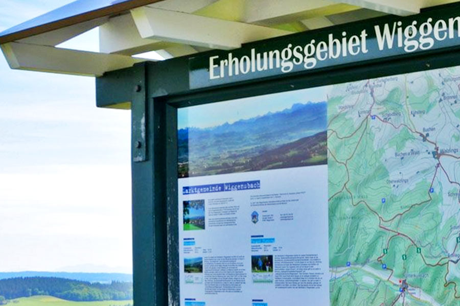 Wandern im Erholungsgebiet Wiggensbach